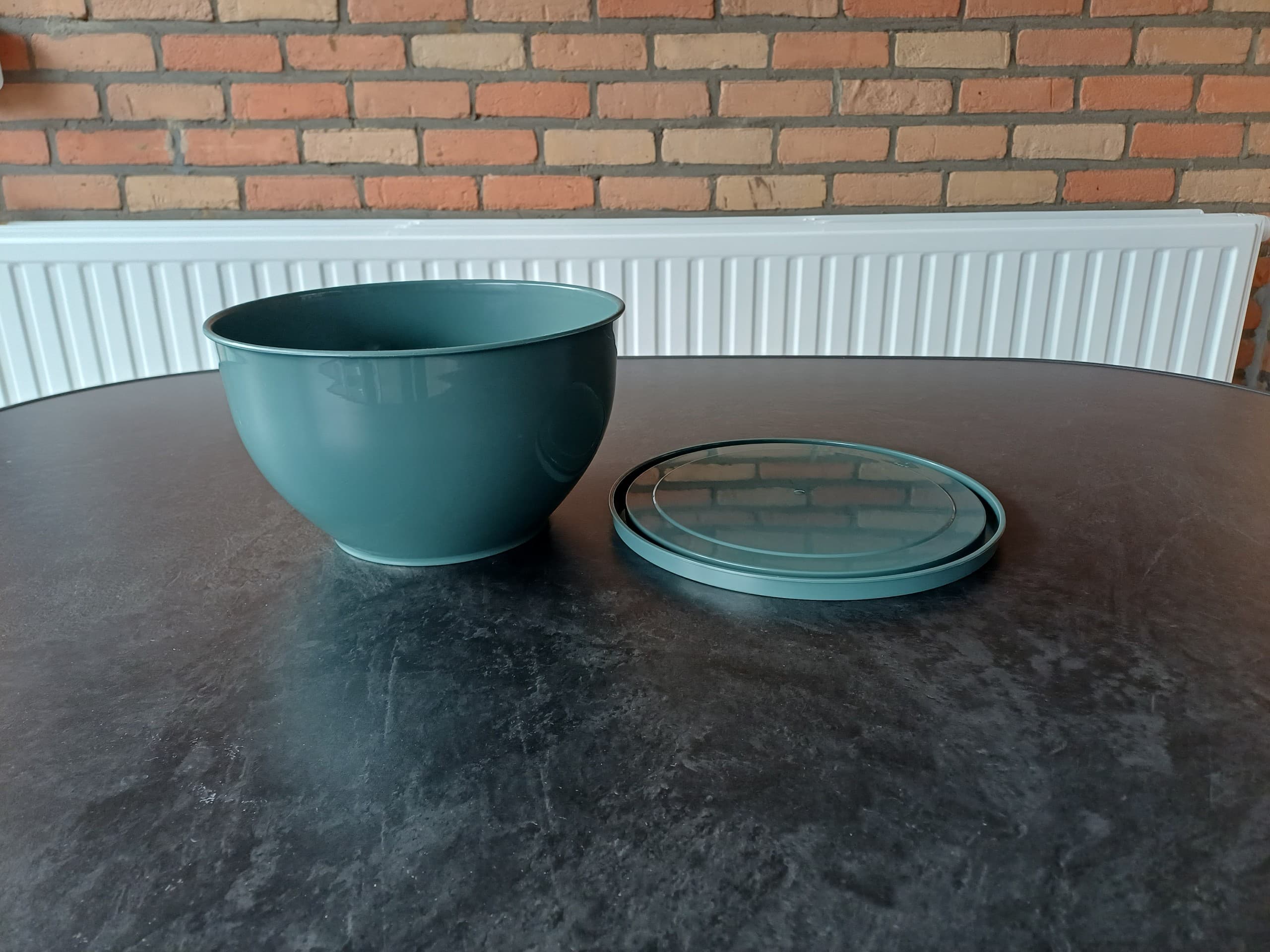 GARNITYREN kom met deksel, set van 5, gemengde kleuren