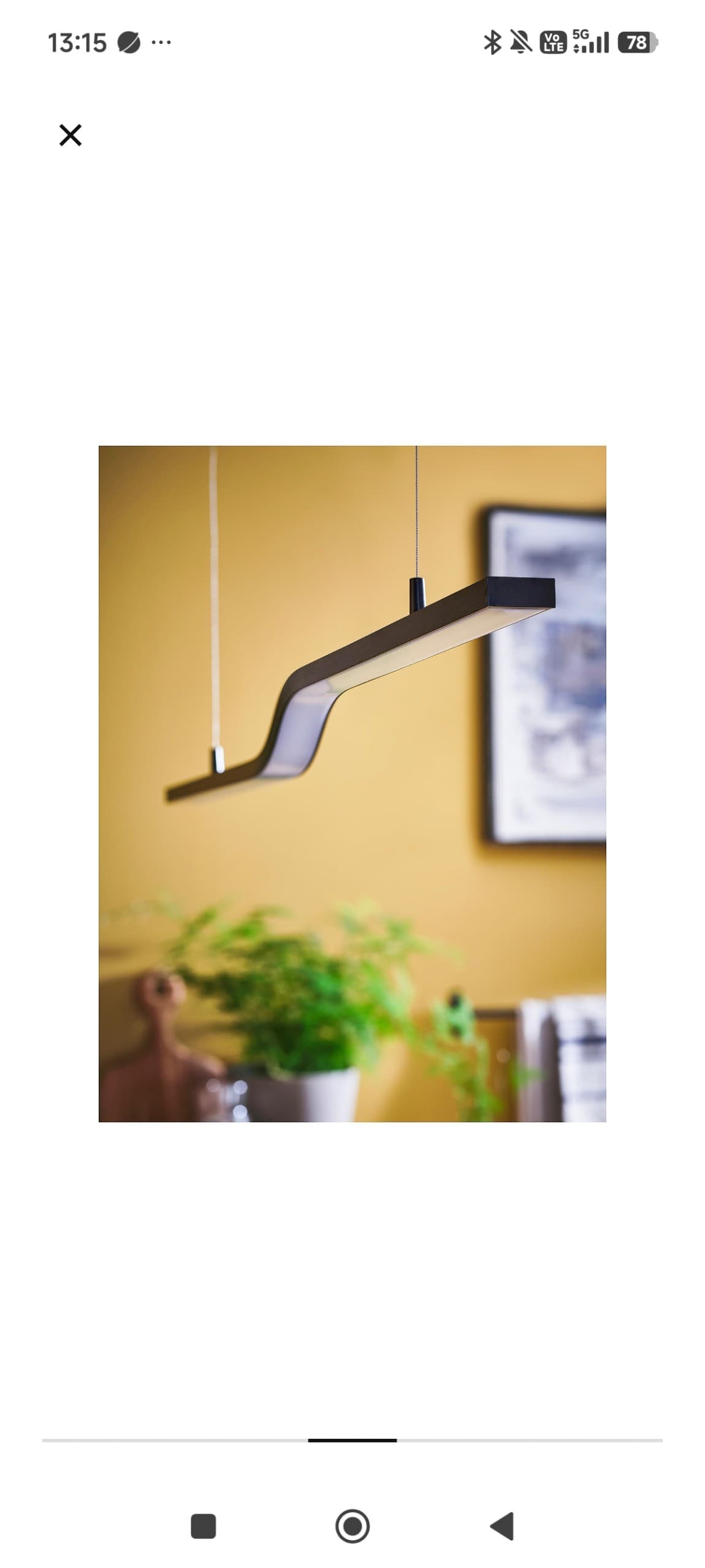 PILSKOTT led-plafondlamp, smart zwart, 97 cm