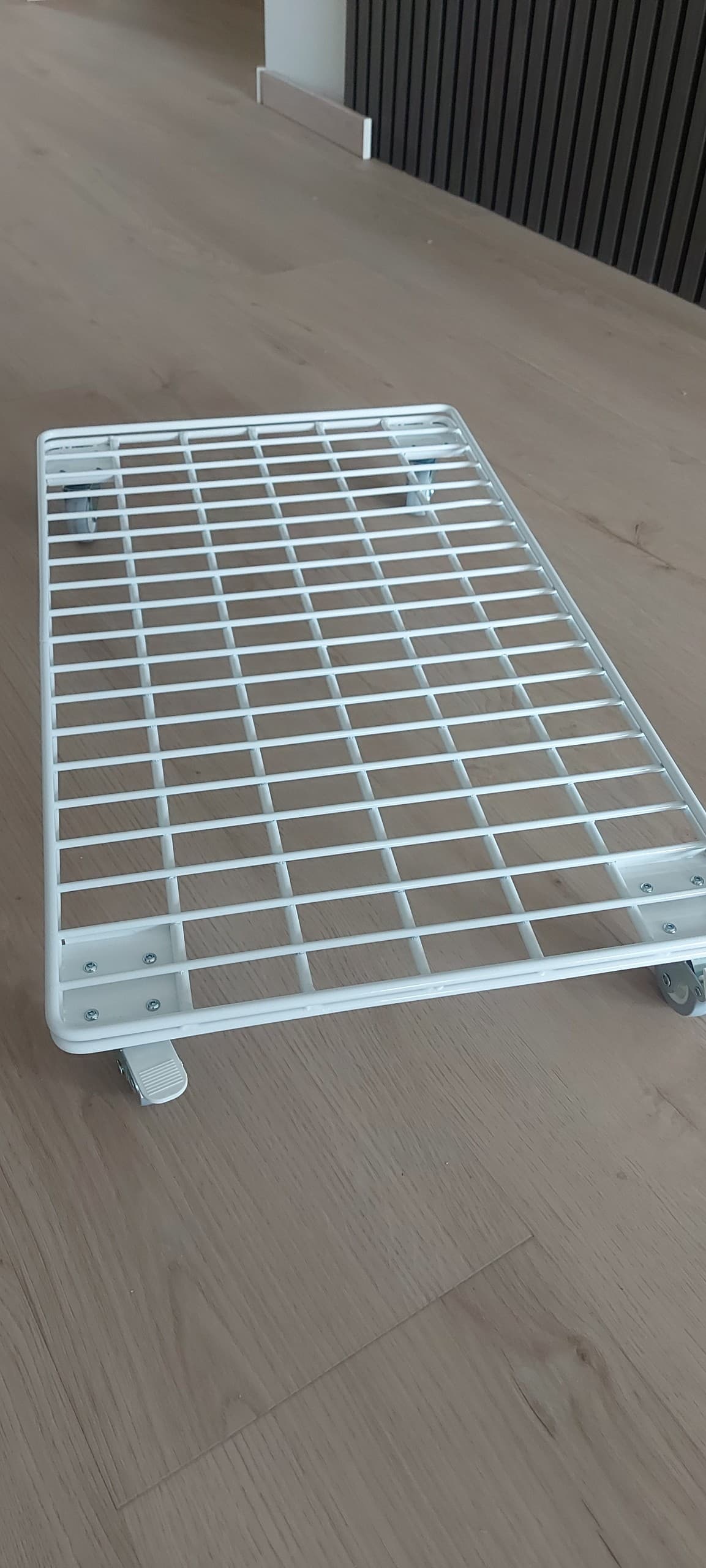INVALLNING roltafel, voor dozen wit, 68x39 cm