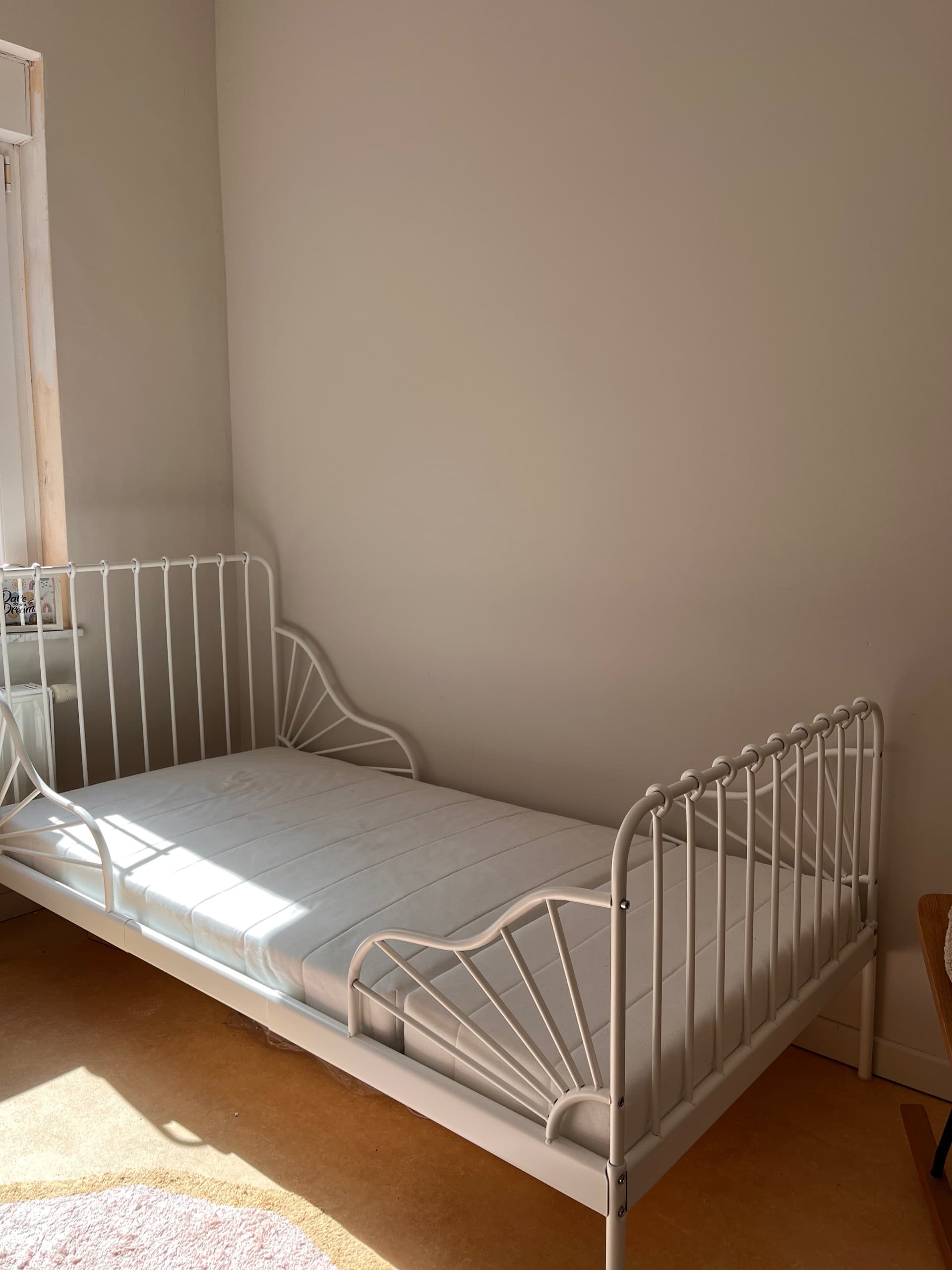 MINNEN meegroeibed, wit, 80x200 cm
