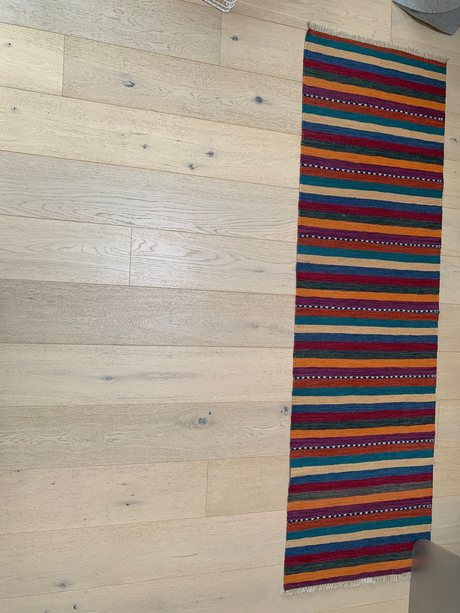 BRÖNDEN vloerkleed, laagpolig, handgemaakt veelkleurig/rood, 200x300 cm