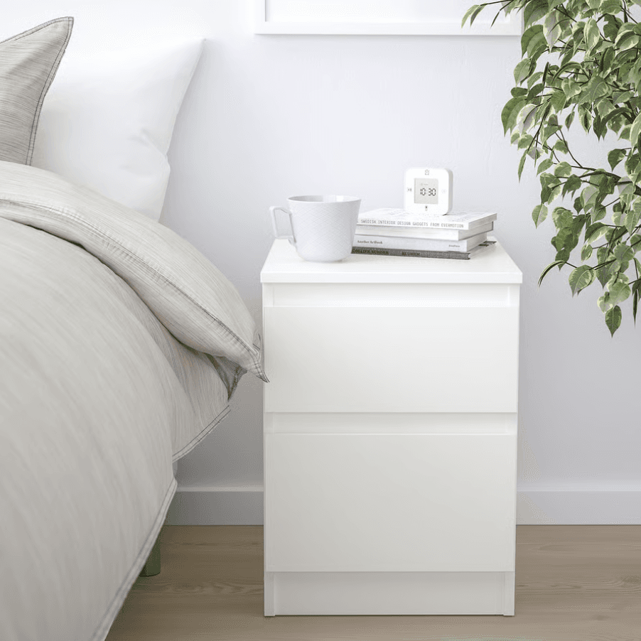 GÅRDSBUTIK opbergbak met deksel, grijsbeige, 21 l
